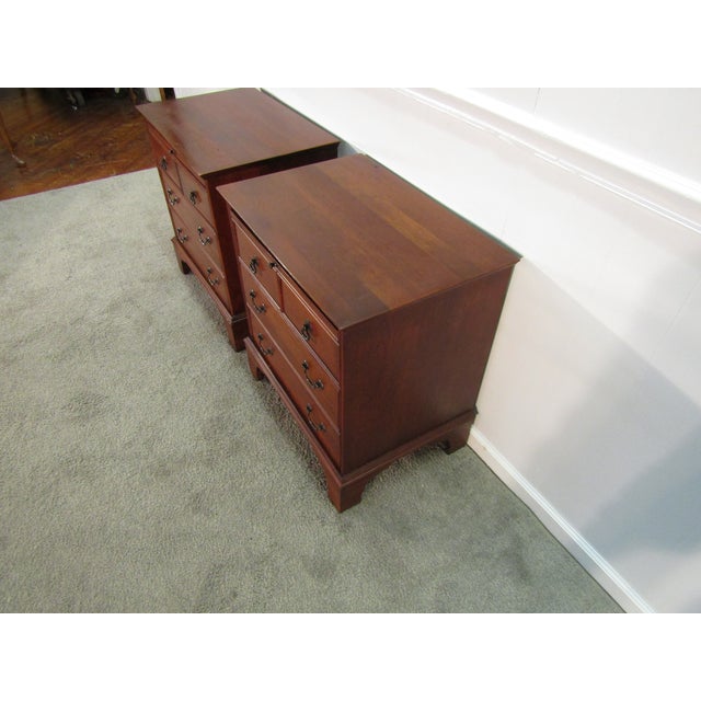 Traditional Lexington Bob Timberlake Solid Cherry Pair of Nightstands For Sale - Image 3 of 10