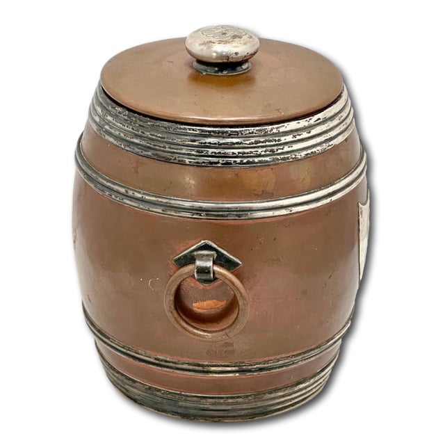 Metal Fine Quality Antique American Solid Bronze and Sterling Silver 3 Piece Tobacco Humidor Smoking Set Circa 1890s For Sale - Image 7 of 18