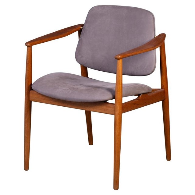Danish Teak Armchair attributed to Arne Vodder for Bovirke, 1950s For Sale - Image 9 of 9