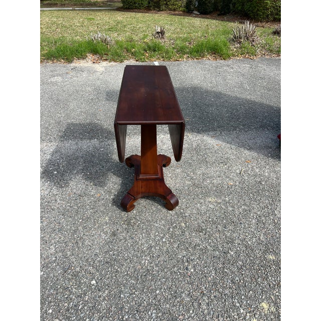 Antique Empire Mahogany Drop Leaf Game Table Chairish