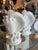 Metal Vintage Palm Beach Plaster Shell Table Lamps Serge Roche Style Newly Wired - a Pair For Sale - Image 7 of 14