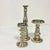 1990s Vintage Boho Chic Modern West Elm Attributed Mercury Glass Candleholders - Set of 3. For Sale - Image 12 of 12