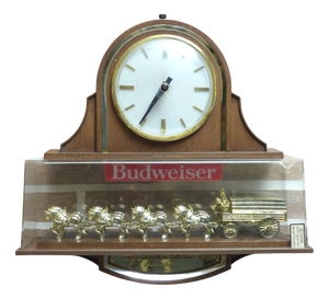 Budweiser Horses Sign with Clock, USA, 1970s