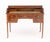 Edwardian Mahogany Inlaid Tambour Cylinder Desk, the tambour door opening to green leather writing surface with two short...