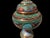 Vintage Hand Painted Copper Pedestal Urn For Sale - Image 12 of 12