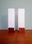Tan Teak and Satin White Opaline Wall Lights by Louis Kalff for Philips, 1960s, Set of 2 For Sale - Image 8 of 17