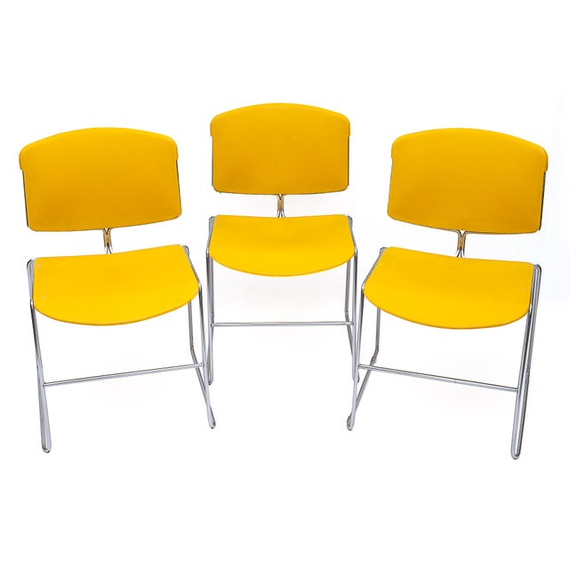 Vintage Max Stacker Chairs, 1970s, Set of 6 For Sale - Image 3 of 14