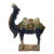 Oriental Ceramic Sancai Dark Blue Brown Beige Fengshui Artistic Camel Figure For Sale
