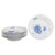 1960s Curved Porcelain Blue Flower Salad Plates from Royal Copenhagen, 1960s, Set of 6 For Sale - Image 5 of 5
