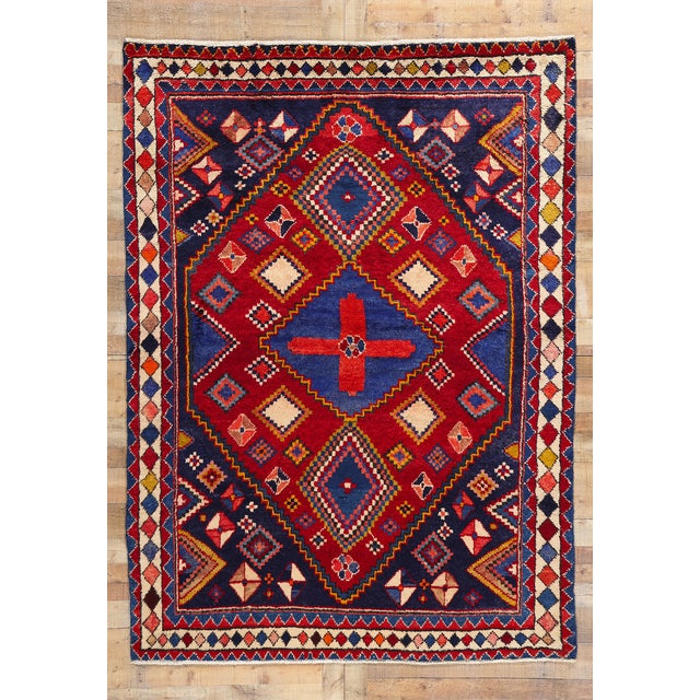 Vintage Persian Lori Rug - 06'10 X 09'04 For Sale - Image 9 of 9
