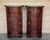 1890 Biedermeier Style Drum Tables with Drawer and Door, A Pair For Sale - Image 16 of 18