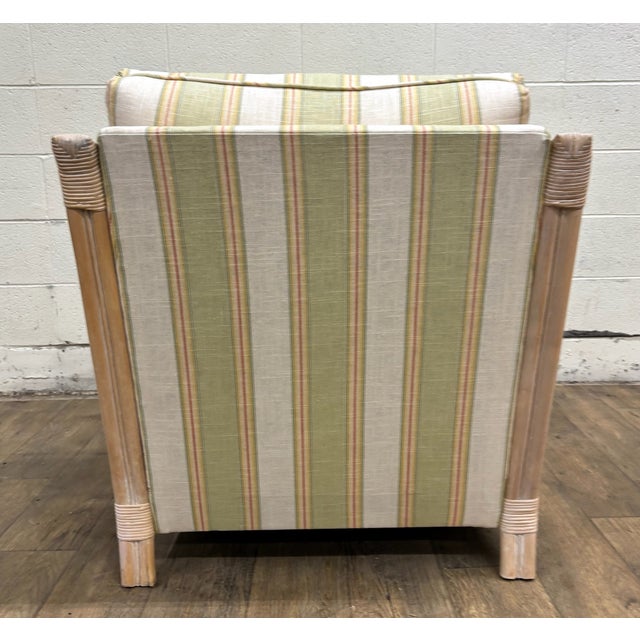 Vintage MCM Style Organic Coastal Rattan Bamboo Chair For Sale - Image 12 of 12