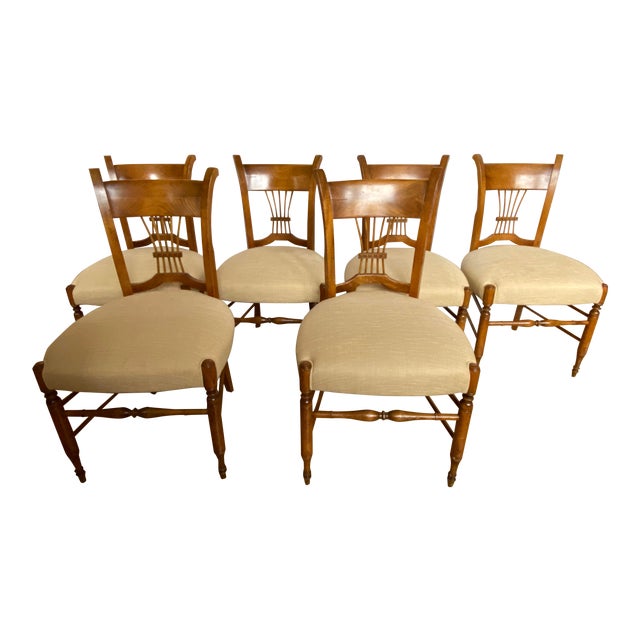 Baker Milling Road Sheaf Back Dining Chairs Set of 6 Chairish