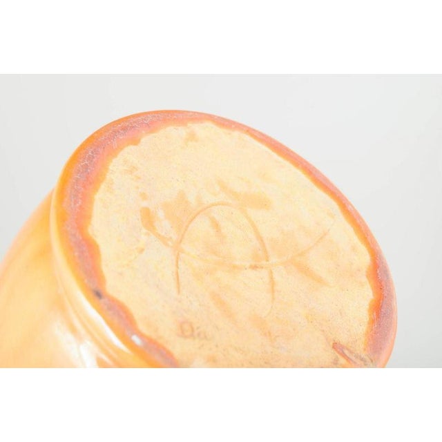 Large Yellow-Orange Glazed Ceramic Pitchers from Kähler, Denmark, 1930s, Set of 2 For Sale - Image 6 of 7