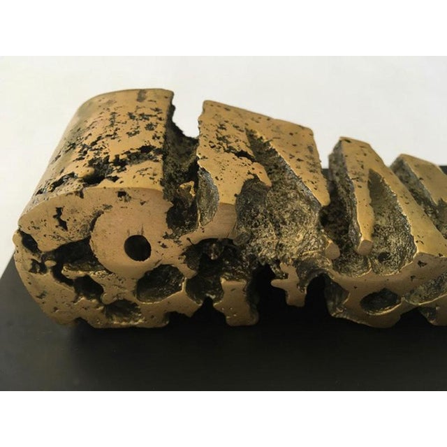 Abstract Multiple Bronze Cheese Shape, Italy, 1980s For Sale - Image 12 of 18