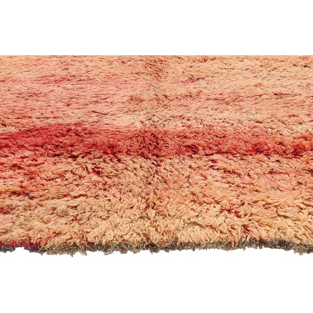 Berber Tribes of Morocco Vintage Beni M'Guild Moroccan Rug, 06'11 X 08'03 For Sale - Image 4 of 10