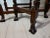 Late 19th Century Antique Walnut Drop Leaf Gateleg Table Oval Spanish Revival Hoof Feet Carved Legs Circa 1900 For Sale - Image 5 of 12