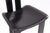 Pierre Cardin Italian Contemporary Modern Black Lacquer and Leather Side Chair For Sale In Detroit - Image 6 of 11