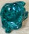 Mid 20th Century Chinese Carved Malachite Scholar’s Brush Washer in the Form of a Lotus Leaf For Sale - Image 5 of 11