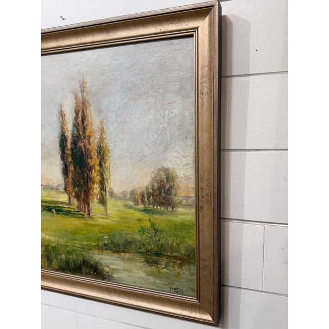English 20th Century Oil on Canvas For Sale - Image 3 of 10