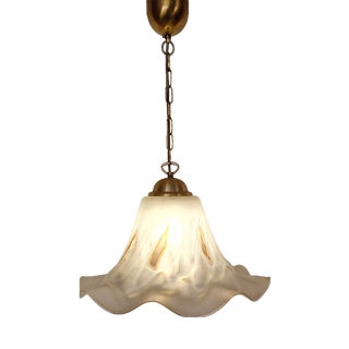 Vintage Hanging Lamp by Doria-Leuchten, 1970s For Sale