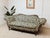 Vintage Victorian Chaise Lounge Sofa Carved Wood Frame For Sale - Image 4 of 12