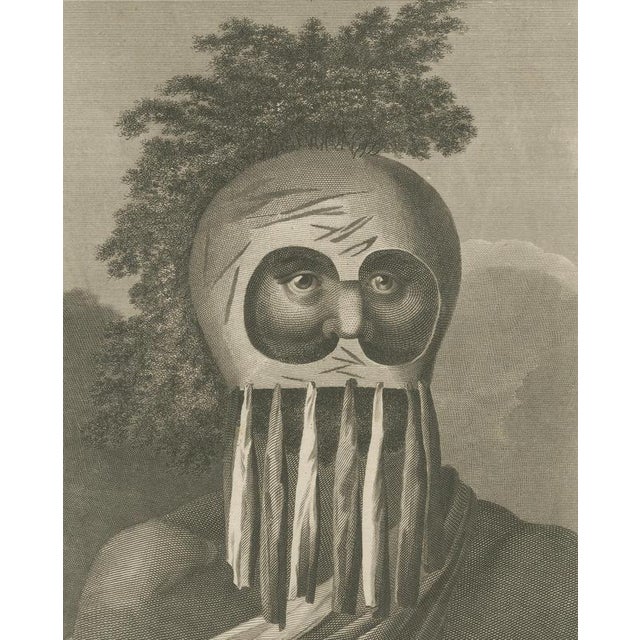 Hawaiian Masked Man, 1777, Paper For Sale - Image 4 of 10
