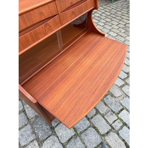 Wood Secretary in Teak by Gunnar Falsig for Holstebro Møbelfabrik For Sale - Image 7 of 11
