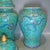 Late 20th Century Pair of Chinese Enameled Porcelain Dragon & Phoenix General Jars With Lids - 15" Tall For Sale - Image 5 of 9