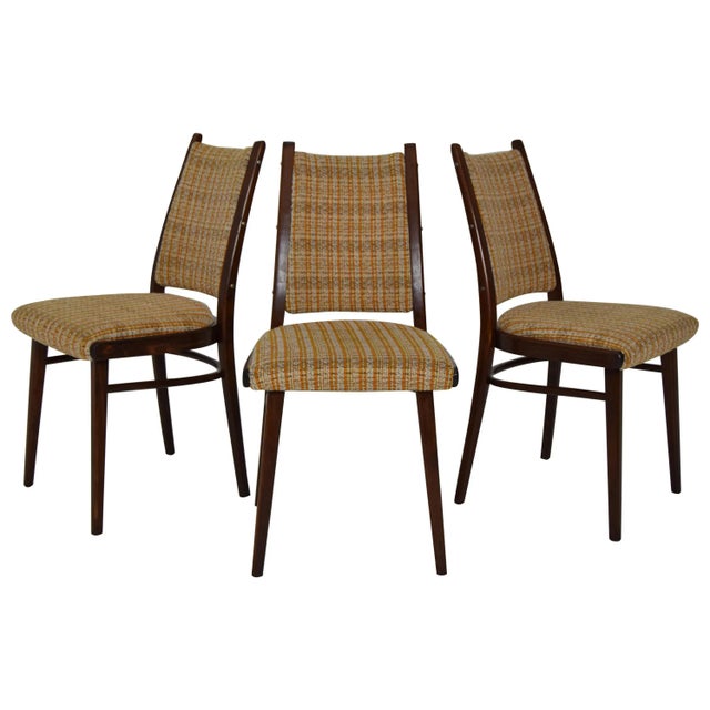 Mid-Century Chairs from Ton, 1960s, Set of 3 For Sale - Image 10 of 10