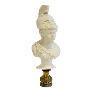 Vintage Roman Soldier Lamp Finial