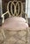 Mid Century French Style Ribbon Back Arm Chair For Sale - Image 4 of 10