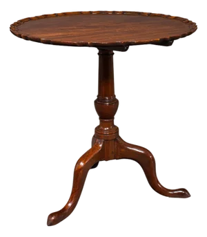 Antique Pie Crust Table, English, Tilt-Top, Games, Occasional, Georgian, c.1790