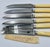 Vintage Philip Ashberry & Sons Sheffield England Celluloid Dinner Knife Set - 6pc For Sale In Palm Springs - Image 6 of 11