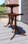Wood Antique Mahogany Mersman 3 Tier Stand or Tea Table With Claw Feet 1930s Era For Sale - Image 7 of 12