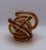 4 inch Gold Glass Knot Sculpture For Sale - Image 4 of 11