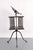 Wood Early 20th Century Victorian Style Library Bookstand With a Revolving Shelf For Sale - Image 7 of 12