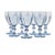 Libbey Glass Co. Mid 20th Century Libbey Gibraltar Misty Blue DuraTuff Goblets Set of 7 For Sale - Image 4 of 15
