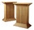 Bamboo and Rattan Column Pedestals by Cristina Celestino, 1960s, Set of 2 For Sale