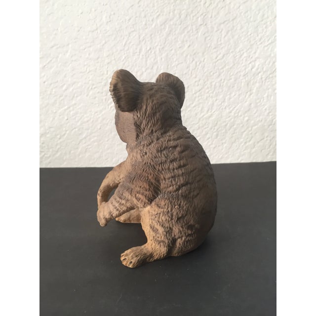 Vintage Porcelain Resting Koala Figurine For Sale - Image 4 of 9