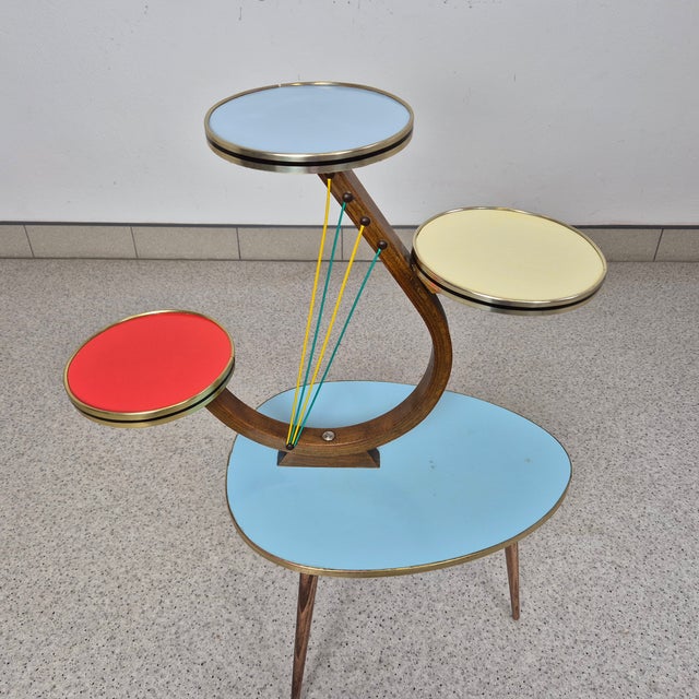 Mid-Century Flower Stand, Germany, 1960s For Sale - Image 12 of 13