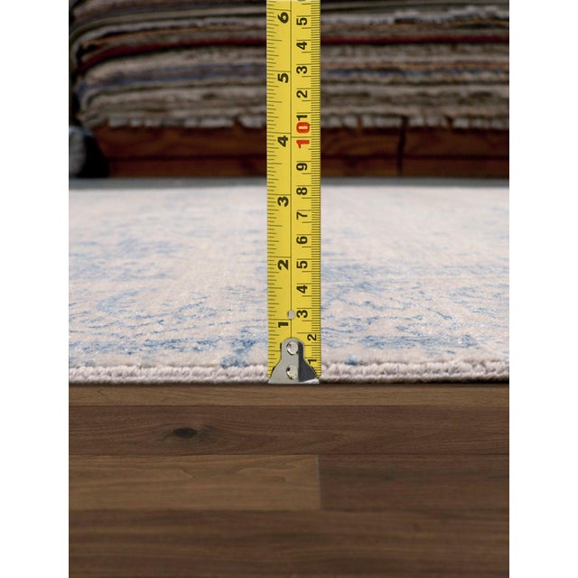2020s Pasargad Home Transitional Silver Area Rug, 6' 1'' X 9' 1'' For Sale - Image 5 of 6