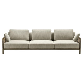 Frame 3-Seater Gray Sofa by Stefano Giovannoni For Sale
