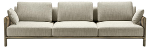 Frame 3-Seater Gray Sofa by Stefano Giovannoni