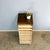 Brown Vintage Roller Shutter Cabinet in Dark Oak, 1950s For Sale - Image 8 of 12