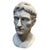 White Augustus Emperor Head in Carrara White Marble For Sale - Image 8 of 8