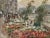 Georges Stein, Flower Market, Quai De l'Horloge Paris, Oil on Panel, Framed For Sale - Image 3 of 9