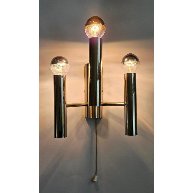 Mid-Century Modern Wall Lamps by Gaetano Sciolari, 1970s, Set of 2 For Sale - Image 16 of 18
