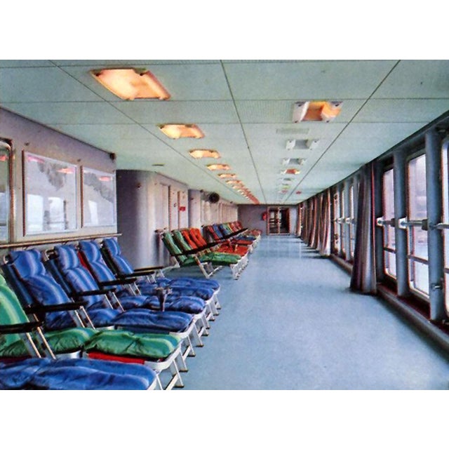 Deck Chair from Transatlantico Michelangelo, 1960s For Sale - Image 14 of 15