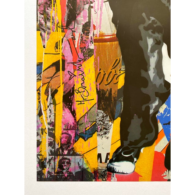Mr. Brainwash サイン入り ポスター Follow Your Dreams PINK Street Connoisseur Mr. Brainwash POP